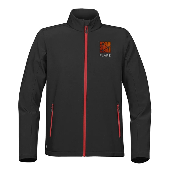 Men's softshell jacket with zippered brushed tricot pockets, chin saver and... from ASI 61125 Hit Promotional Products / Hit®