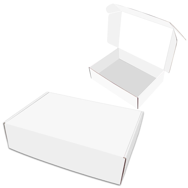 Brand Boosting Box, E-Flute, sturdy, shipping grade lift-top box; 15.5" L... from ASI 71685 Midnite Snax®