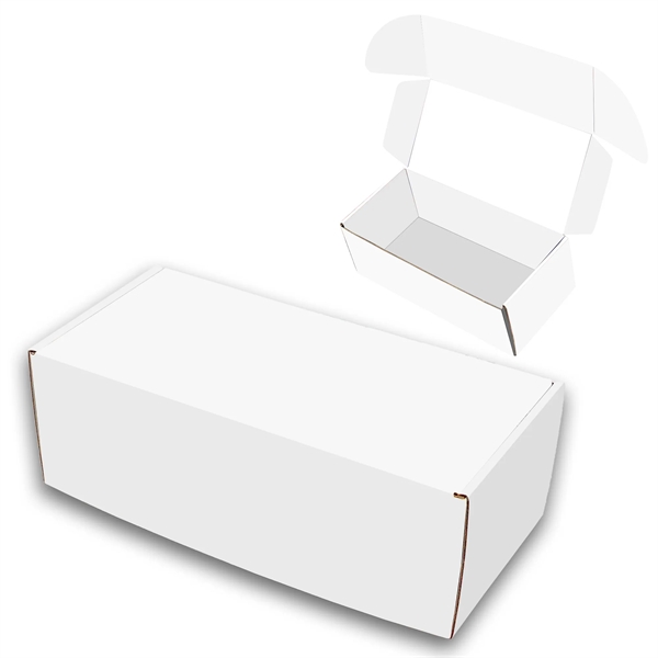 Brand Boosting Box, E-Flute, sturdy, shipping grade lift-top box; 10.875" L... from ASI 71685 Midnite Snax®