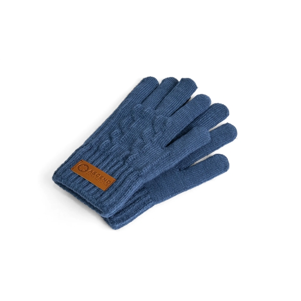 Premium Cable Knit Gloves feature a thick and cozy feel with... from ASI 45657 Pop! Promos