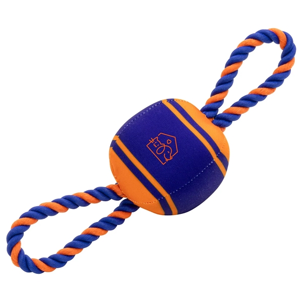 Ball & Rope Dog Toy... from ASI 36730 Ariel Premium Supply Inc