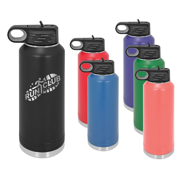 Laser-engraved insulated 40 oz. water bottle... from ASI 45795 Colorguppy Printing