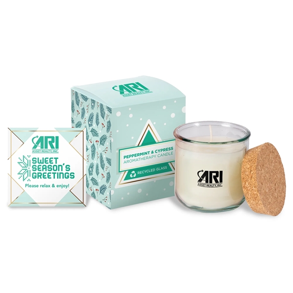 Soft touch gift box with candle... from ASI 44900 NC Custom (CI/Lanco) / Lanco