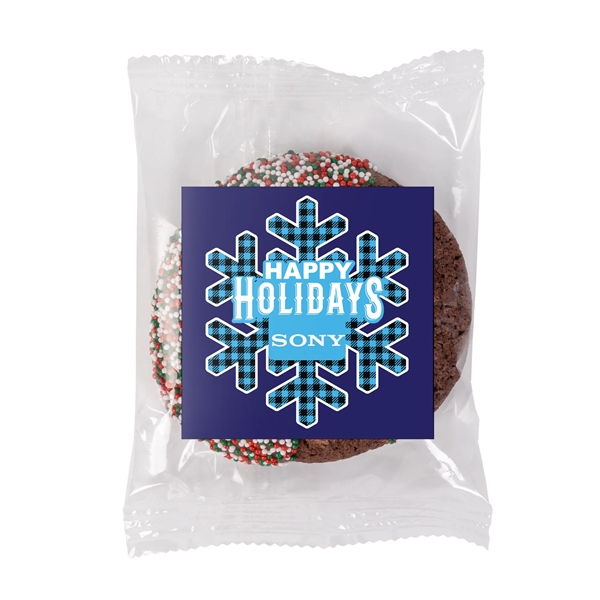 Chocolate French Sable Non-Pareil Cookie... from ASI 44900 NC Custom (CI/Lanco) / Chocolate Inn