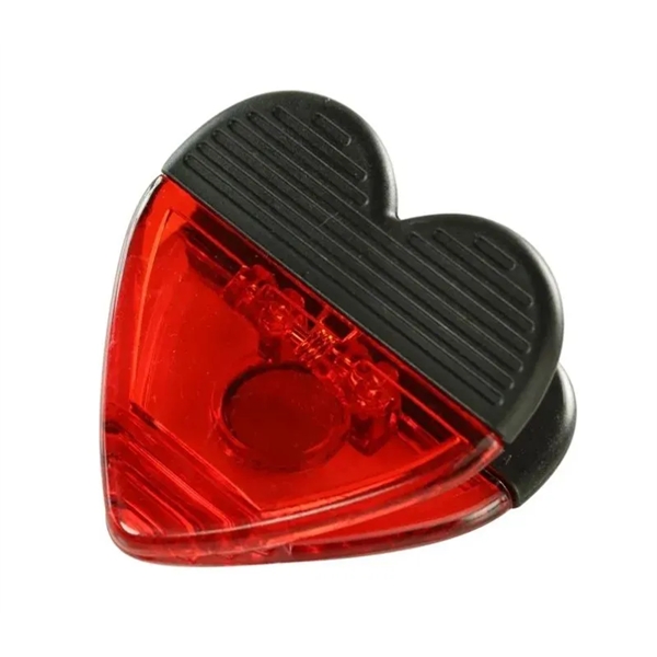 Heart shaped fridge magnetic memo holder clip + 1 color silkscreen... from ASI 37218 Athena Promo (tm)