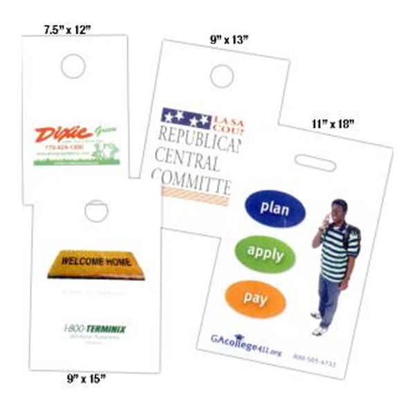 6" x 16" Door Knob Bag - 1.75 mil... from ASI 31570 Advantage Industries / AdVantage Line®