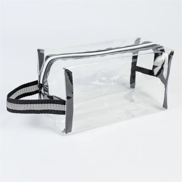 Clear Toiletry Bag. Material: 25C TPU, 600D Polyester Eco Friendly, Recyclable,... from ASI 36558 Aprons, Etc.