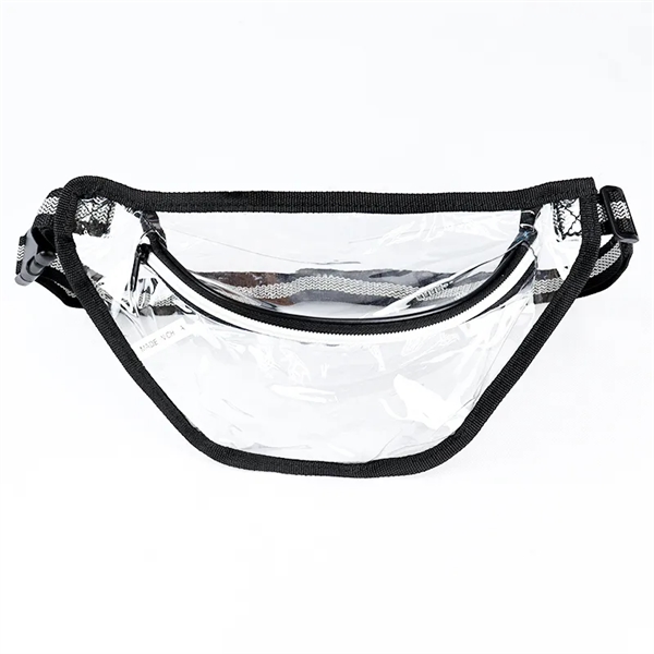 Clear Fanny Pack. Material: 25C TPU, 600D Polyester Eco Friendly, Recyclable,... from ASI 36558 Aprons, Etc.