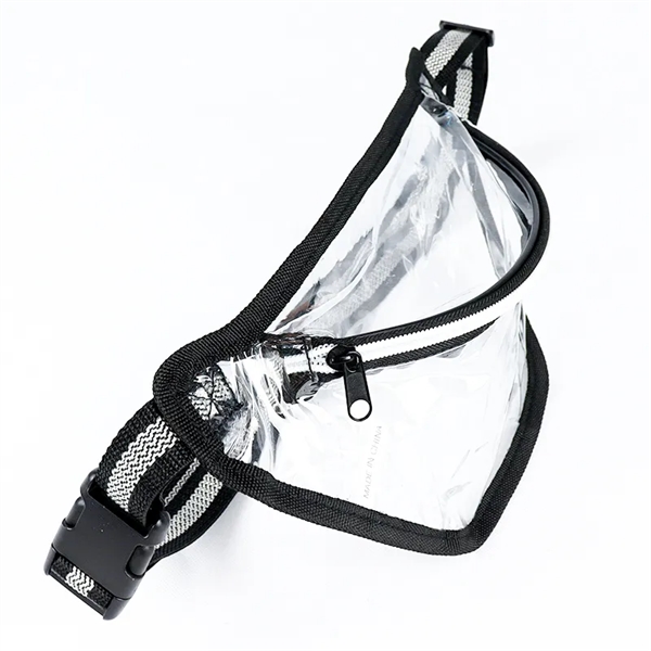 Clear Fanny Pack. Material: 25C TPU, 600D Polyester Eco Friendly, Recyclable,... from ASI 36558 Aprons, Etc.
