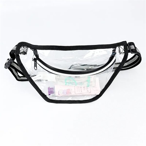 Clear Fanny Pack. Material: 25C TPU, 600D Polyester Eco Friendly, Recyclable,... from ASI 36558 Aprons, Etc.