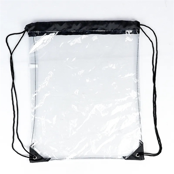 Clear Drawstring Bag. Material: 25C TPU, 600D Polyester Eco Friendly, Recyclable,... from ASI 36558 Aprons, Etc.