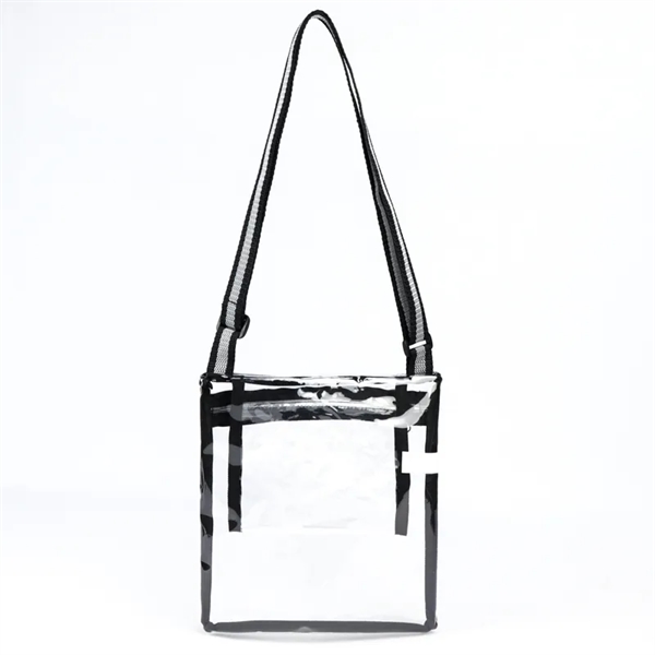 Clear Purse/ Satchel. Material: 25C TPU, 600D Polyester Eco Friendly, Recyclable,... from ASI 36558 Aprons, Etc.