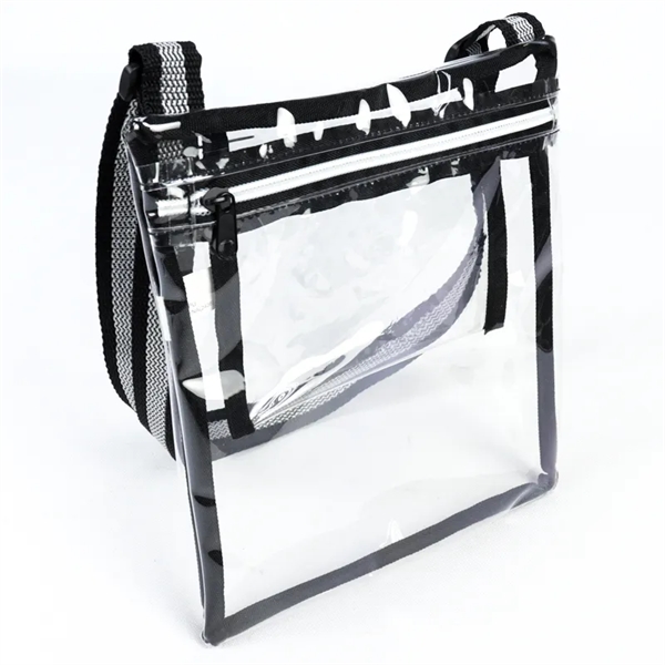 Clear Purse/ Satchel. Material: 25C TPU, 600D Polyester Eco Friendly, Recyclable,... from ASI 36558 Aprons, Etc.