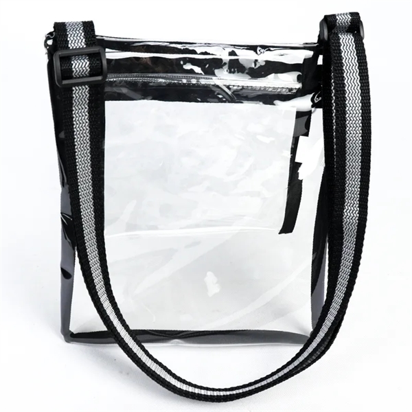 Clear Purse/ Satchel. Material: 25C TPU, 600D Polyester Eco Friendly, Recyclable,... from ASI 36558 Aprons, Etc.
