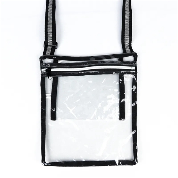 Clear Purse/ Satchel. Material: 25C TPU, 600D Polyester Eco Friendly, Recyclable,... from ASI 36558 Aprons, Etc.