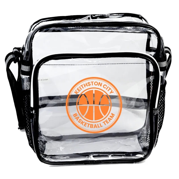 Clear Purse w/ Storage. Material: 25C TPU, 600D Polyester Eco Friendly,... from ASI 36558 Aprons, Etc.