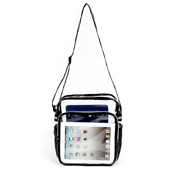 Clear Purse w/ Storage. Material: 25C TPU, 600D Polyester Eco Friendly,... from ASI 36558 Aprons, Etc.