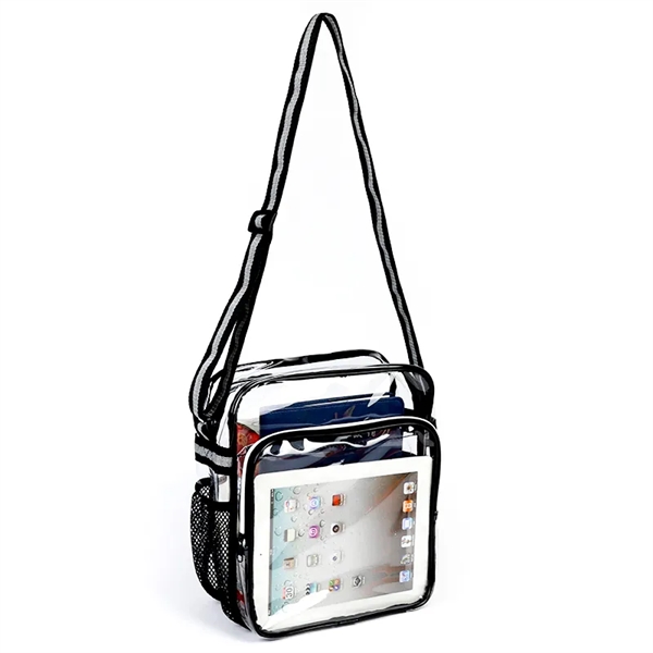 Clear Purse w/ Storage. Material: 25C TPU, 600D Polyester Eco Friendly,... from ASI 36558 Aprons, Etc.