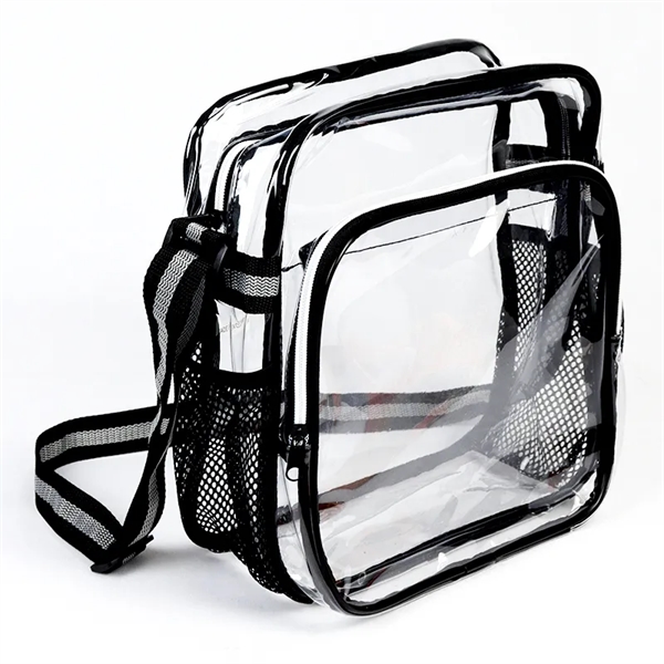 Clear Purse w/ Storage. Material: 25C TPU, 600D Polyester Eco Friendly,... from ASI 36558 Aprons, Etc.