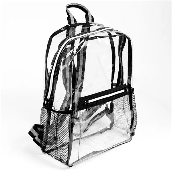 Clear backpack. Material: 25C TPU, 600D Polyester Eco Friendly, Recyclable, Biodegradable,... from ASI 36558 Aprons, Etc.