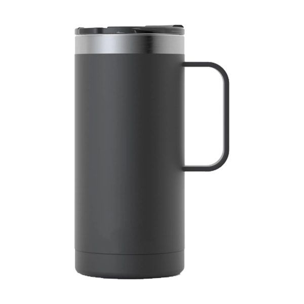 RTIC double-wall stainless steel 16 ounce travel mug with flip-top lid... from ASI 74601 Calico