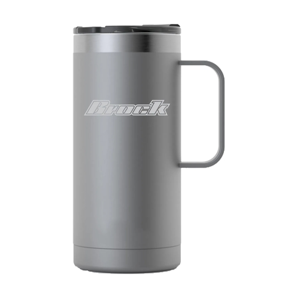 RTIC double-wall stainless steel 16 ounce travel mug with flip-top lid... from ASI 74601 Calico