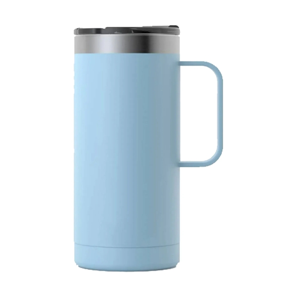 RTIC double-wall stainless steel 16 ounce travel mug with flip-top lid... from ASI 74601 Calico