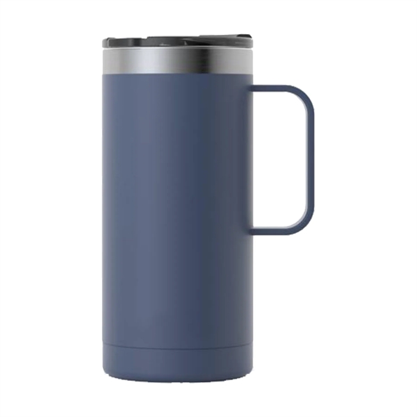 RTIC double-wall stainless steel 16 ounce travel mug with flip-top lid... from ASI 74601 Calico