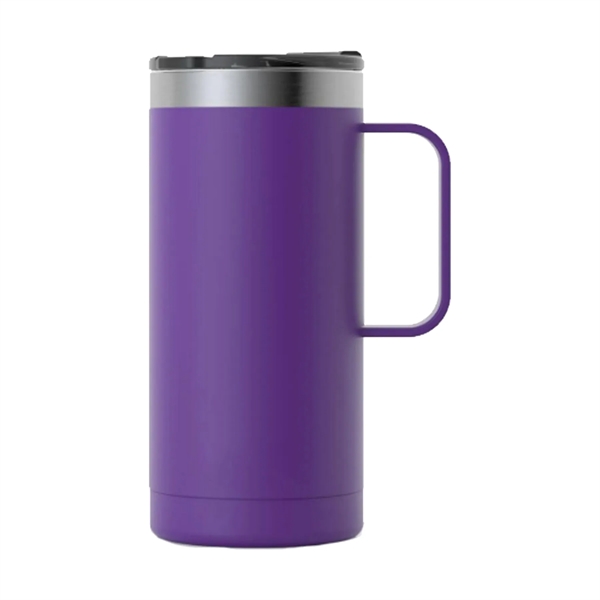 RTIC double-wall stainless steel 16 ounce travel mug with flip-top lid... from ASI 74601 Calico