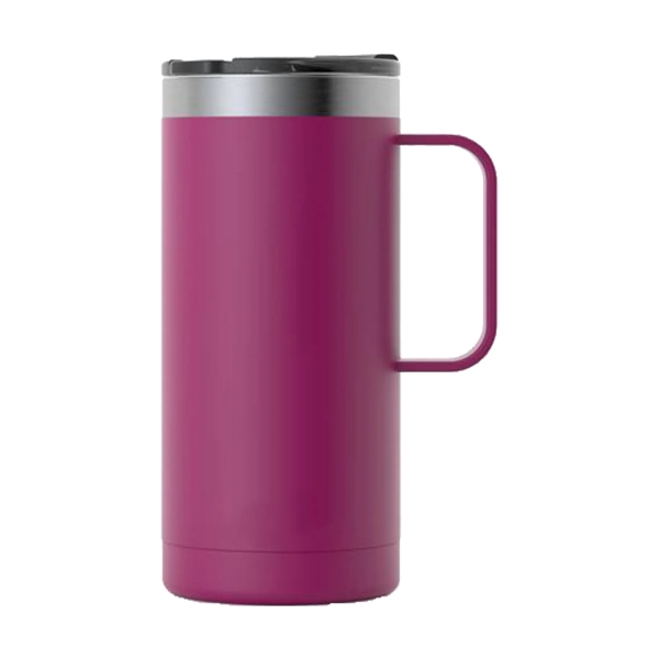 RTIC double-wall stainless steel 16 ounce travel mug with flip-top lid... from ASI 74601 Calico