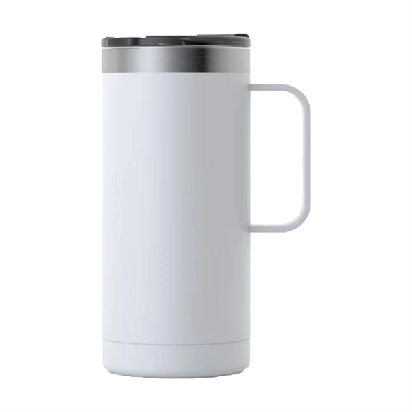 RTIC double-wall stainless steel 16 ounce travel mug with flip-top lid... from ASI 74601 Calico
