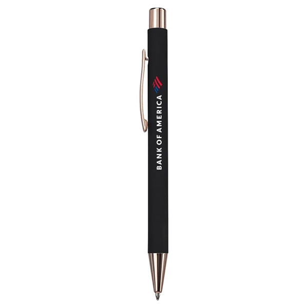 Rose Gold Rubber Coated Pen... from ASI 31517 Admart Products / Admart Line