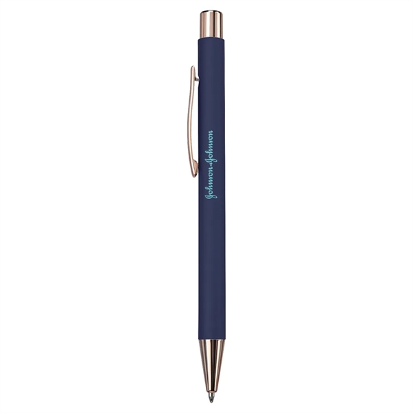 Rose Gold Rubber Coated Pen... from ASI 31517 Admart Products / Admart Line
