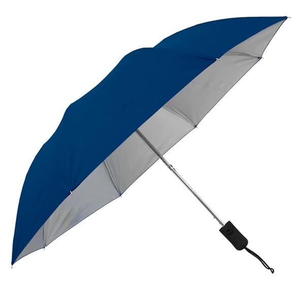 Auto-open UV folding umbrella with UPF50 protection. Measures 15" when folded.... from ASI 89955 StrombergBrand / Stromberg Brand Stromberg