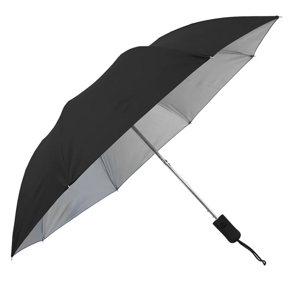Auto-open UV folding umbrella with UPF50 protection. Measures 15" when folded.... from ASI 89955 StrombergBrand / Stromberg Brand Stromberg