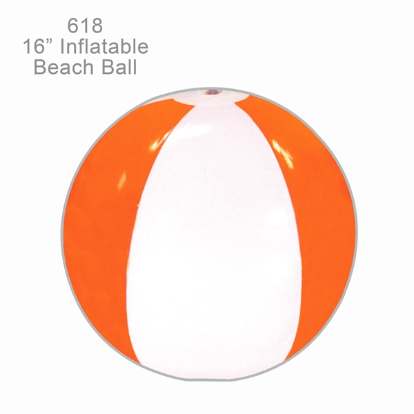 16" Inflatable Beach Balls - Ready Inventory in New Jersey -... from ASI 45100 Chulani Promotional Products, Inc