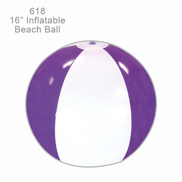 16" Inflatable Beach Balls - Ready Inventory in New Jersey -... from ASI 45100 Chulani Promotional Products, Inc