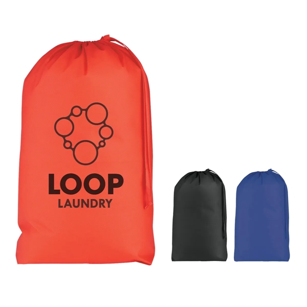 Laundry Bag made of 80 gram non-woven Polypropylene with drawstring closure.... from ASI 61125 Hit Promotional Products / Hit®