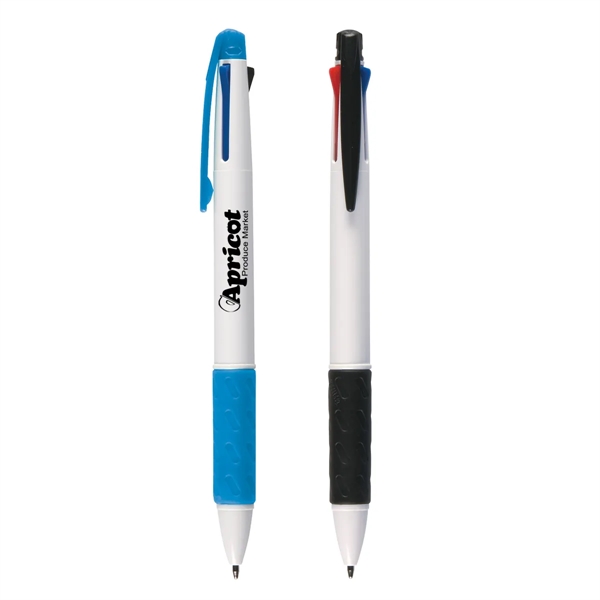 3 in 1 pen has three ink colors and a rubber... from ASI 61125 Hit Promotional Products / Hit®