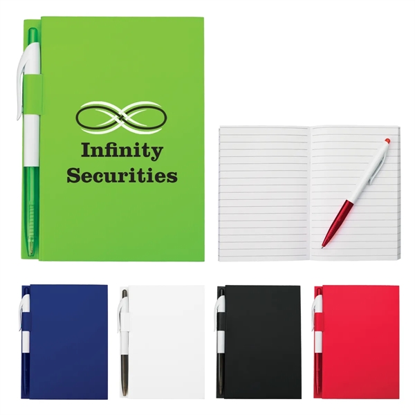 4" x 6" notebook with matching pen.... from ASI 61125 Hit Promotional Products / Hit®