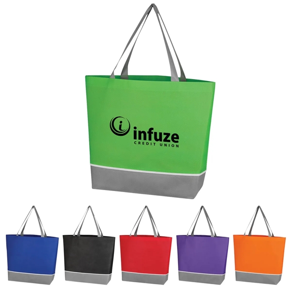 Tote bag made of nonwoven polypropylene that measures 17 1/2" x... from ASI 61125 Hit Promotional Products / Hit®