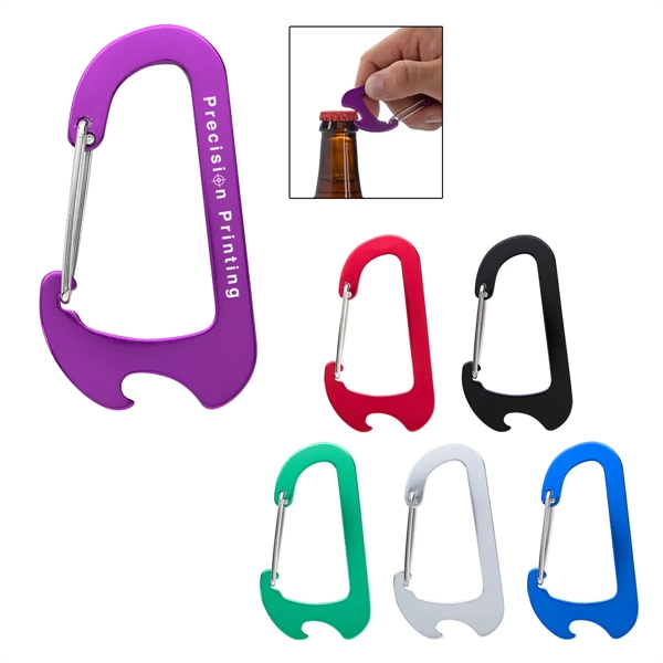 Flat carabiner that measures 1 3/4" x 3", is available in... from ASI 61125 Hit Promotional Products / Hit®