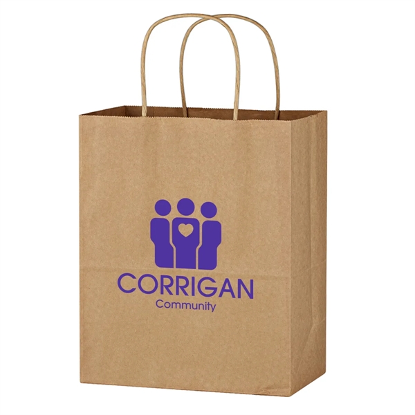 13" x 17" Kraft paper brown wine bag with 7" gusset,... from ASI 61125 Hit Promotional Products / Hit®