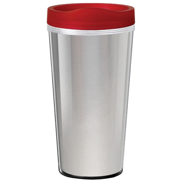 16 oz. Travel mug with metallic foil insert. Made in the... from ASI 80060 VisionUSA