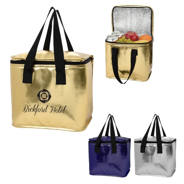 Cooler bag made of PVC leatherette with foil laminated PE foam... from ASI 61125 Hit Promotional Products / Hit®