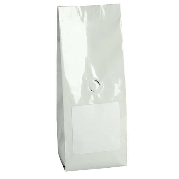 Large white gift box with two bags of 6oz gourmet coffee... from ASI 82351 Richard's Gourmet Coffee Co / Richard's (R) Gourmet Coffee