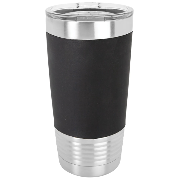 Laser-engraved insulated 20 oz. tumbler with Silicone Grip... from ASI 45795 Colorguppy Printing