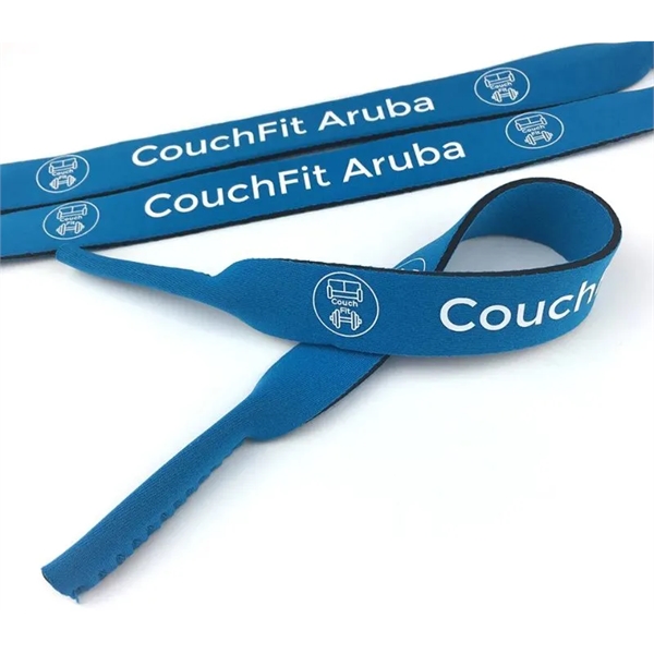 Neoprene sublimation eyewear retainer strap + free full color sublimation printing... from ASI 37218 Athena Promo (tm)