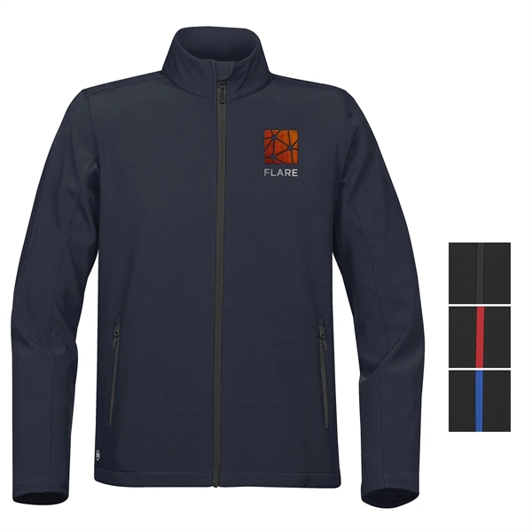 Men's softshell jacket with zippered brushed tricot pockets, chin saver and... from ASI 61125 Hit Promotional Products / Hit®