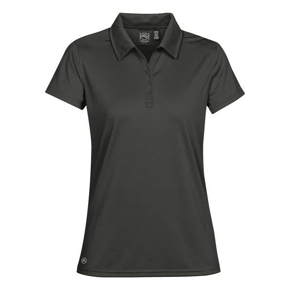 Women's polo with moisture-wicking and snag-resistant fabric, a UPF rating of... from ASI 61125 Hit Promotional Products